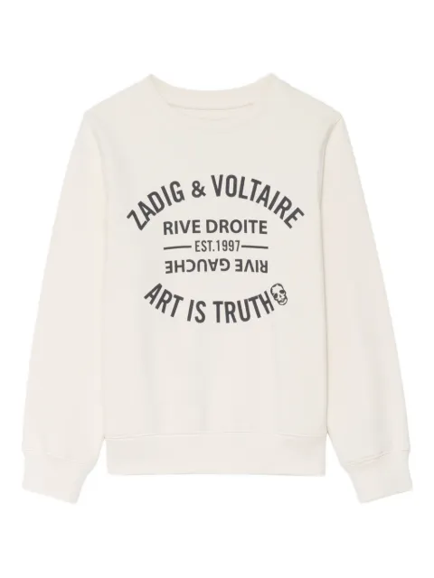 Zadig&Voltaire sudadera con logo estampado