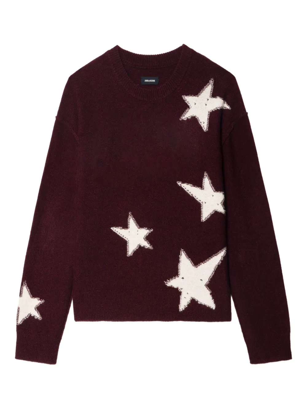 Zadig & Voltaire Star-pattern Cashmere Jumper