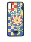 Dolce & Gabbana geometric-pattern phone case - Black