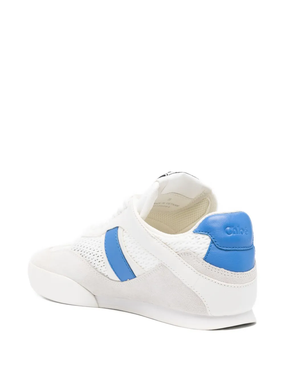 Chloé Kick mesh-panel sneakers Wit
