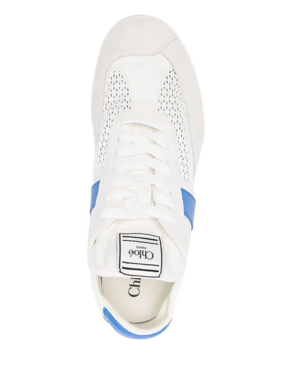 Chloé Kick mesh-panel sneakers Wit