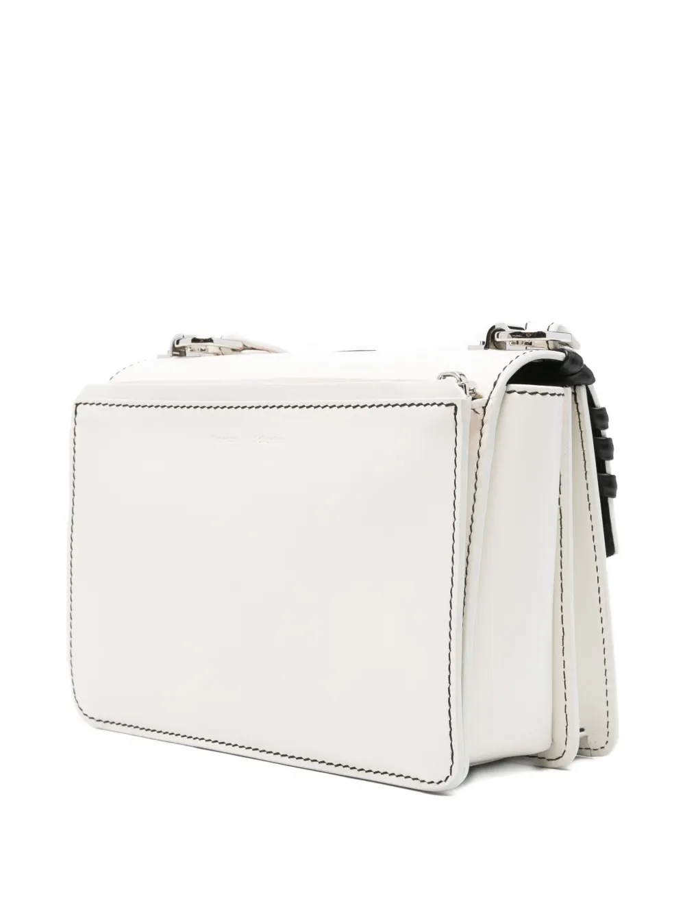 Proenza Schouler Embroidered Shoulder Bag In White