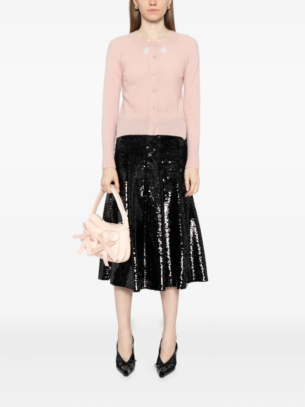 Simone Rocha embellished cashmere cardigan | Cardigans | Image 2