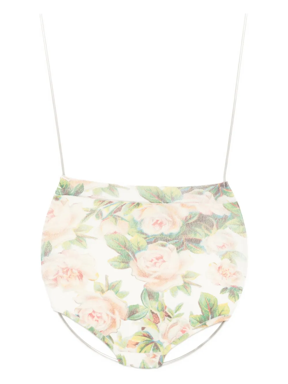 Simone Rocha Floral-print Brief In Multi