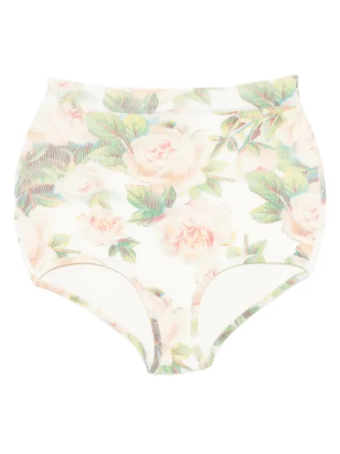 Simone Rocha calzones con estampado floral