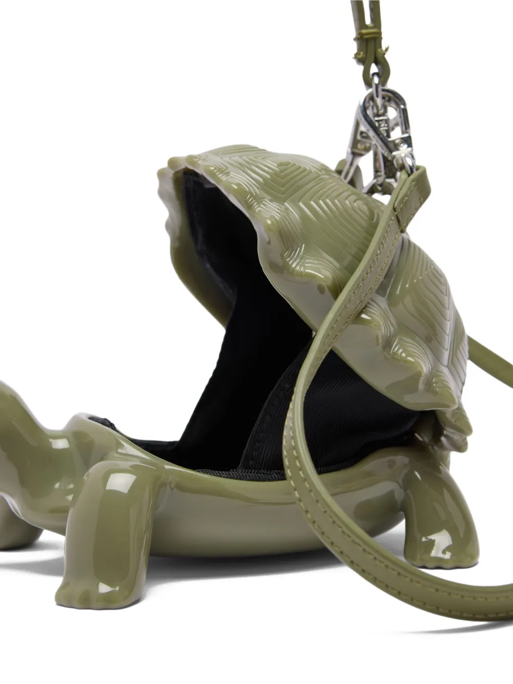 Simone Rocha Turtle Clutch Bag In Black