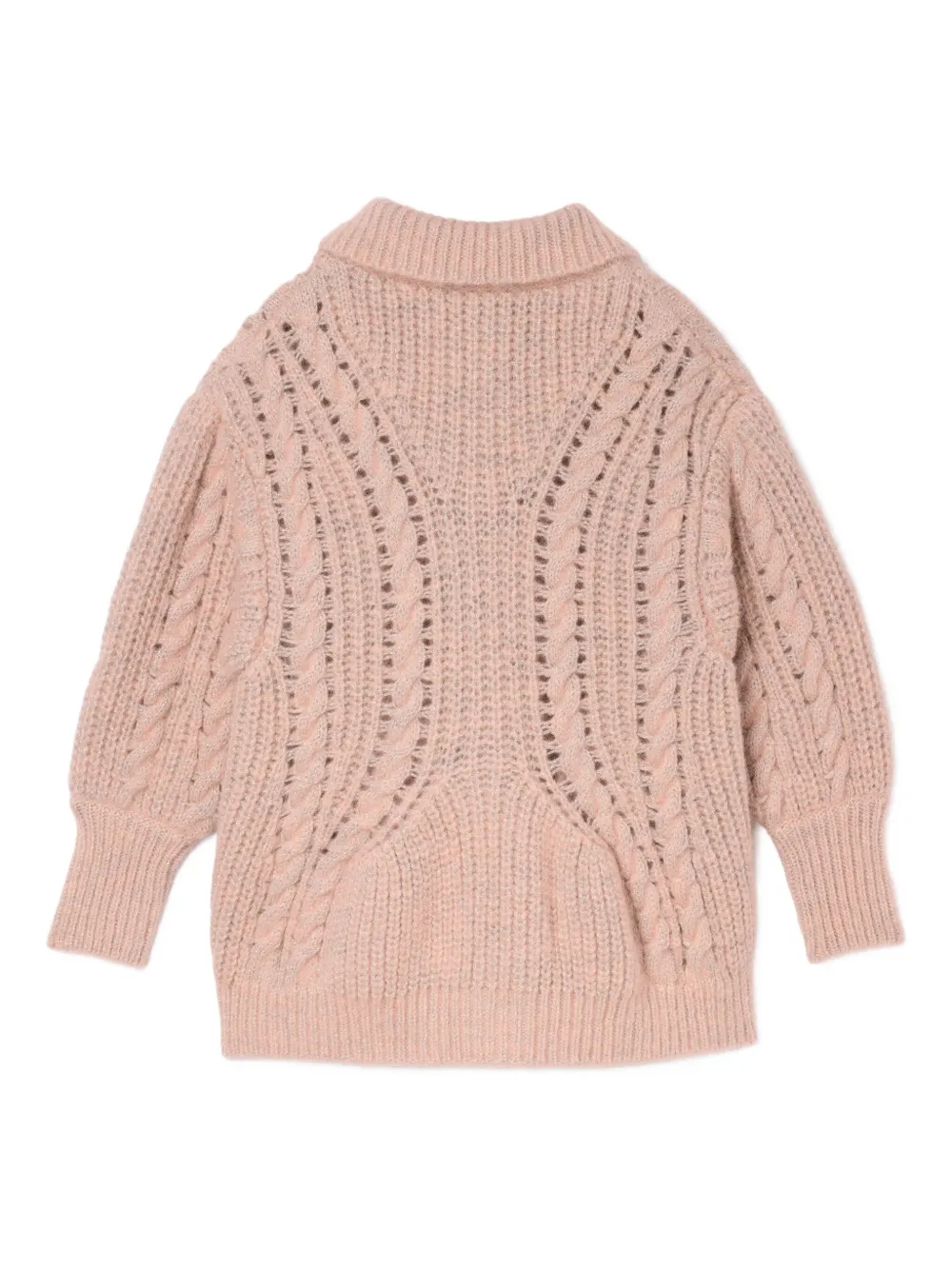 Simone Rocha cable-knit collared cardigan | Cardigans | Image 2