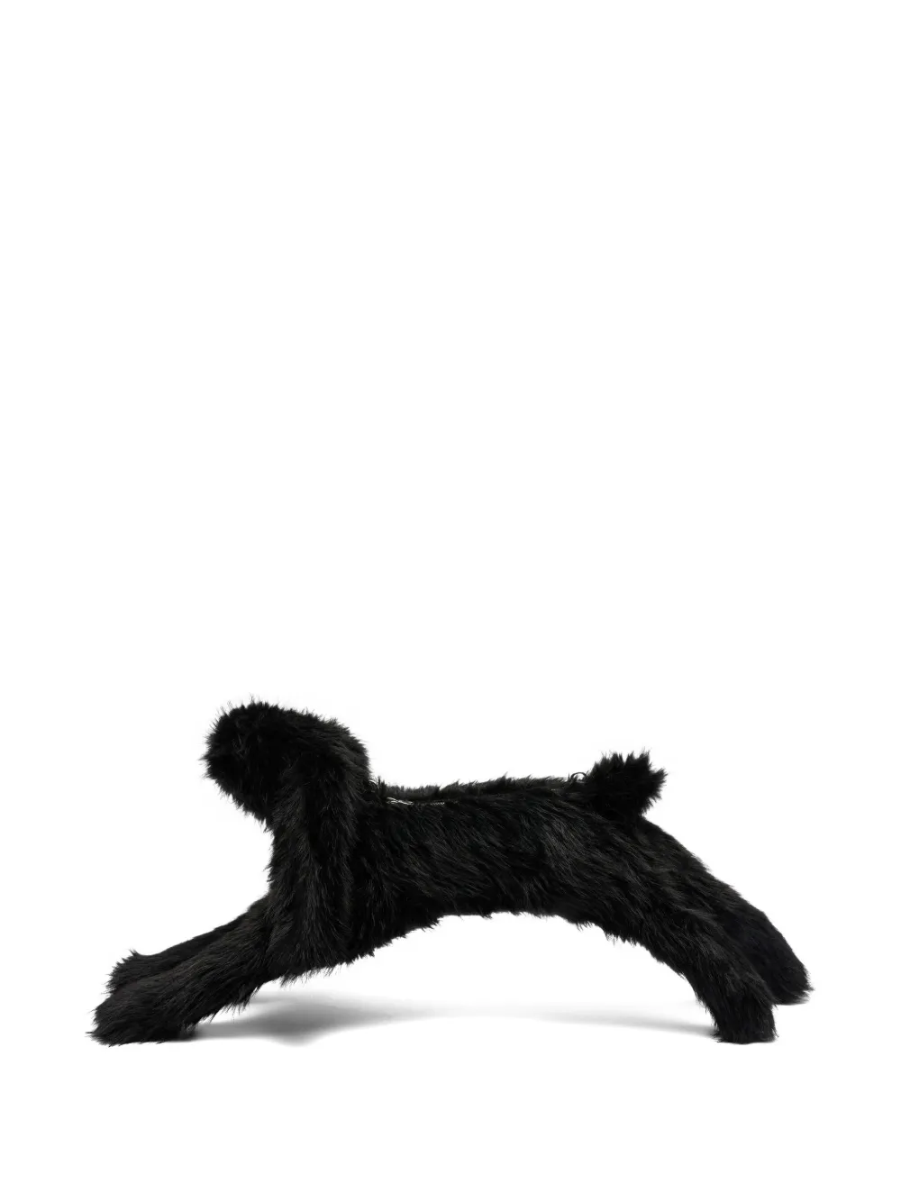Simone Rocha hare faux-fur crossbody bag | Black | Image 1