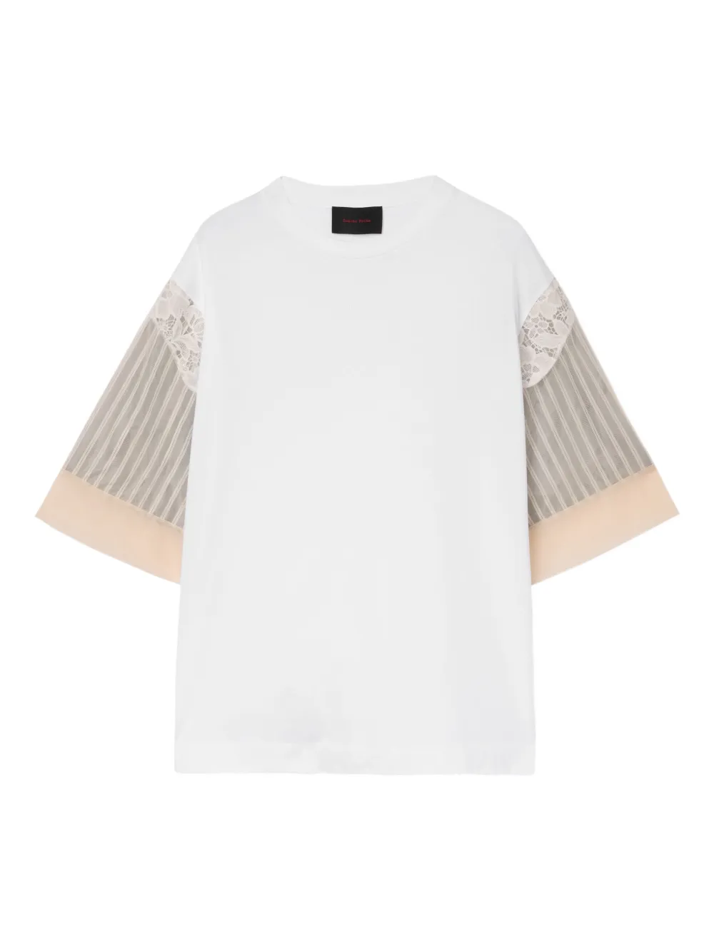 Simone Rocha lace-trimmed T-shirt | White | Image 1