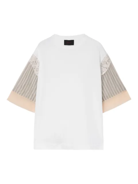 Simone Rocha lace-trimmed T-shirt