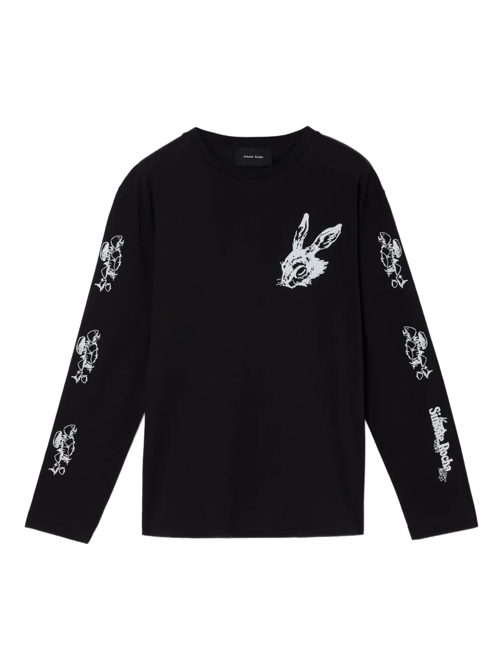 Simone Rocha Tortoise & Hare T-shirt met lange mouwen Zwart