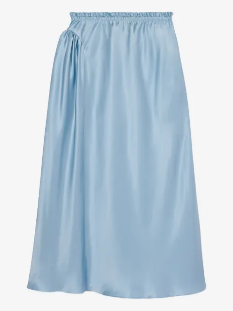 Simone Rocha satin gathered skirt