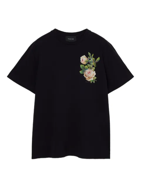 Simone Rocha rose-print T-shirt