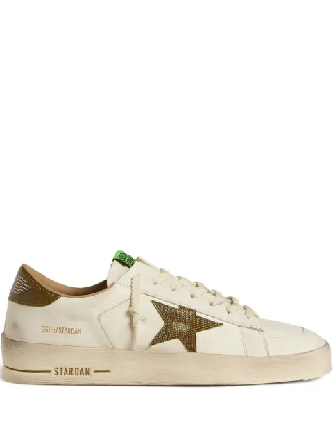 Golden Goose سنيكر 'ستاردان' جلد بطبعة نجوم