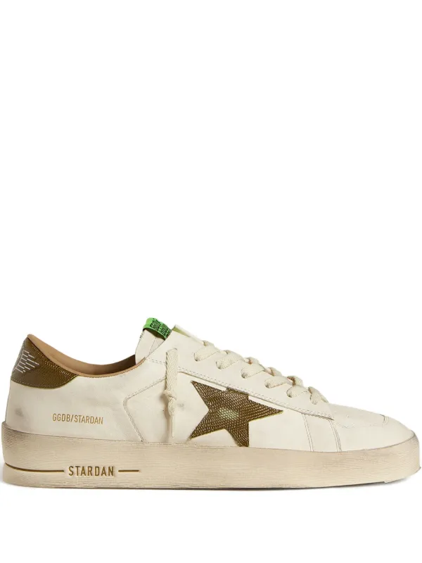 Golden Goose Sneakers Stardan In Pelle Con Stampa Stella
