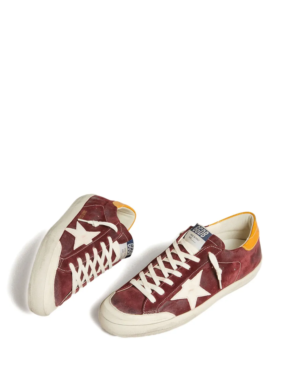 Golden Goose Ballstar leather sneakers Red
