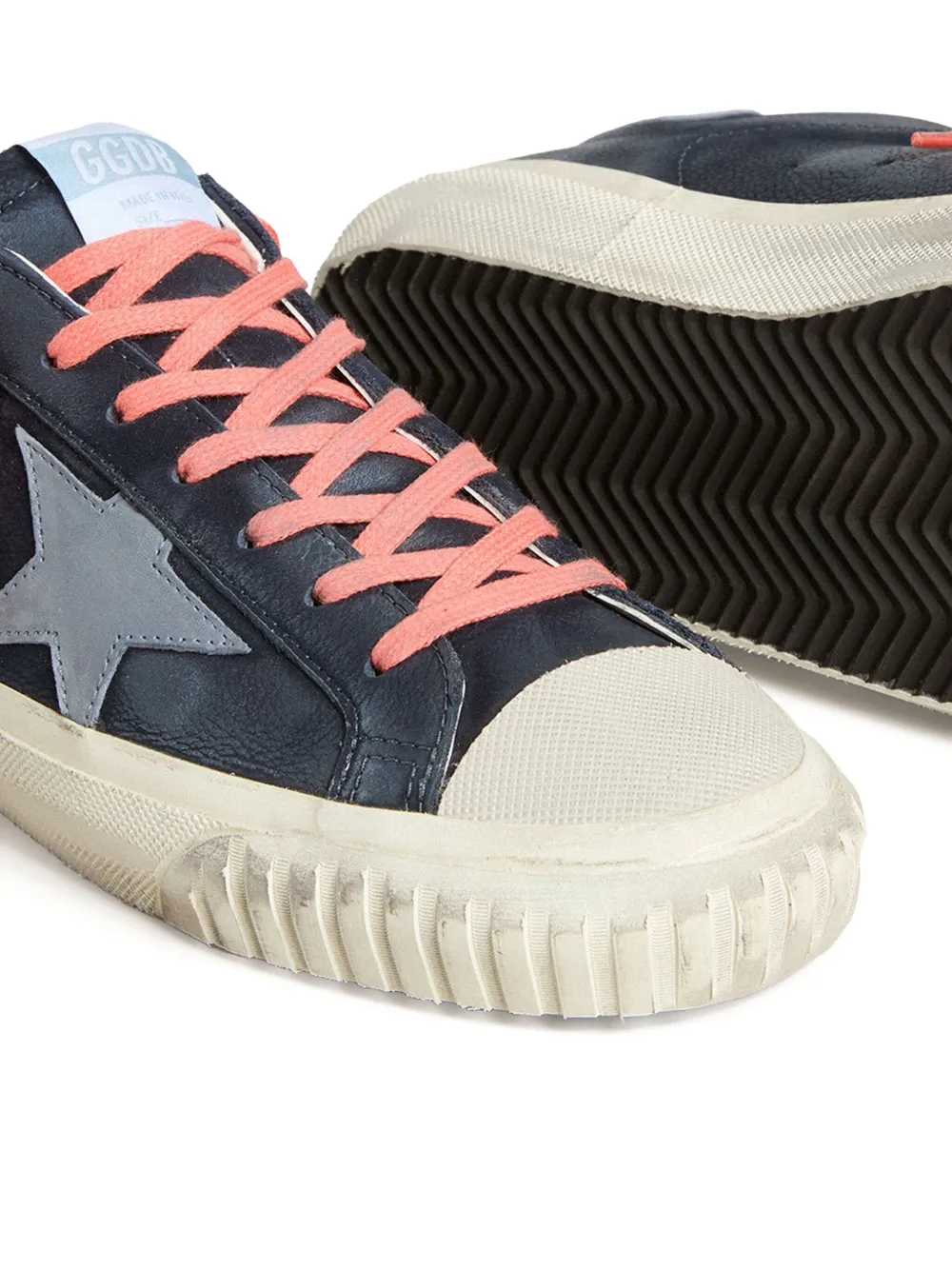 Golden Goose Super-Star lace-up sneakers Blue