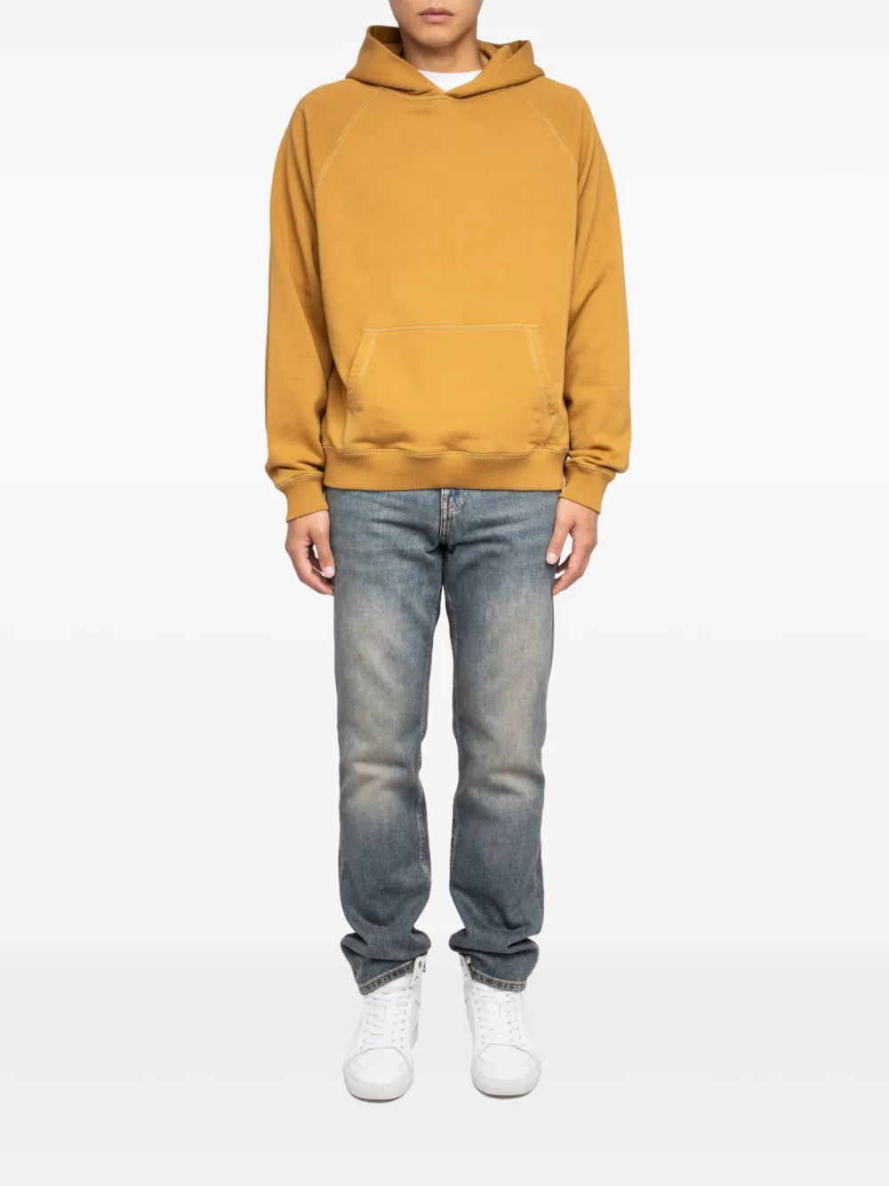 Zadig & Voltaire Scorpion-print Hoodie In Gold