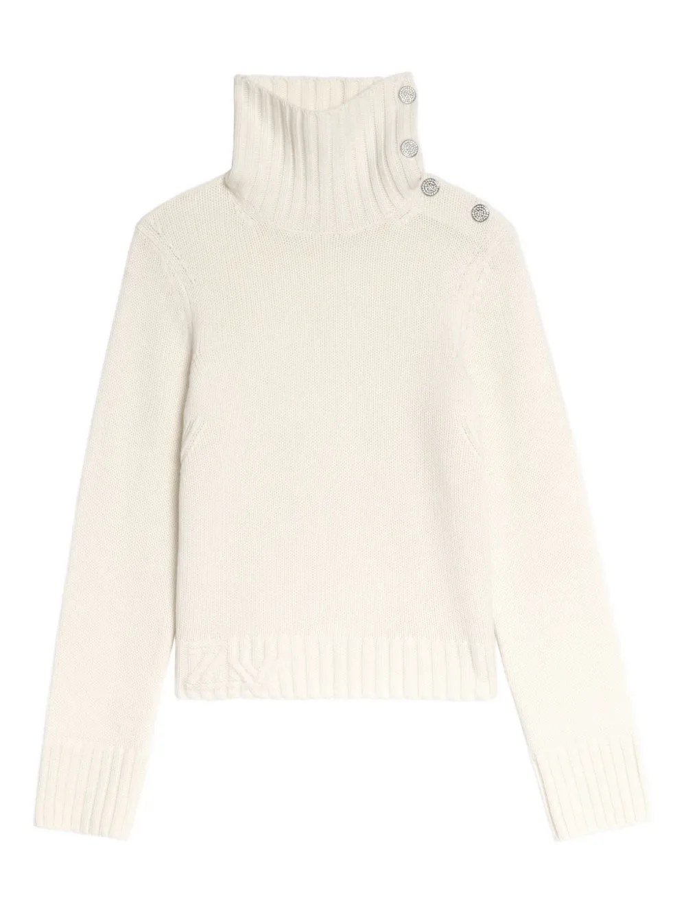 Zadig&Voltaire roll-neck embellished sweater | White | Image 1