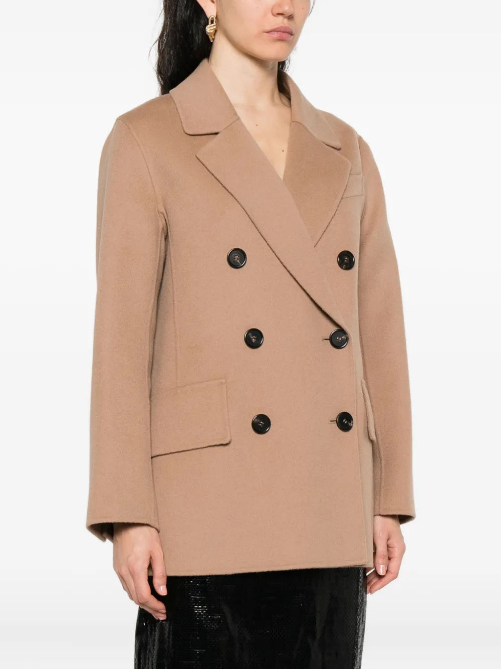 'S Max Mara double-breasted coat Beige