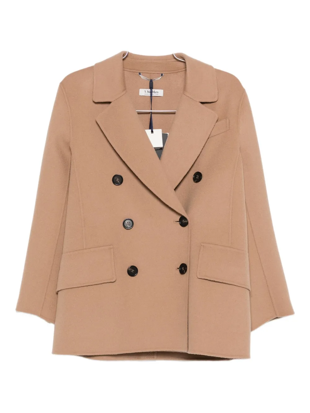 'S Max Mara double-breasted coat - Toni neutri