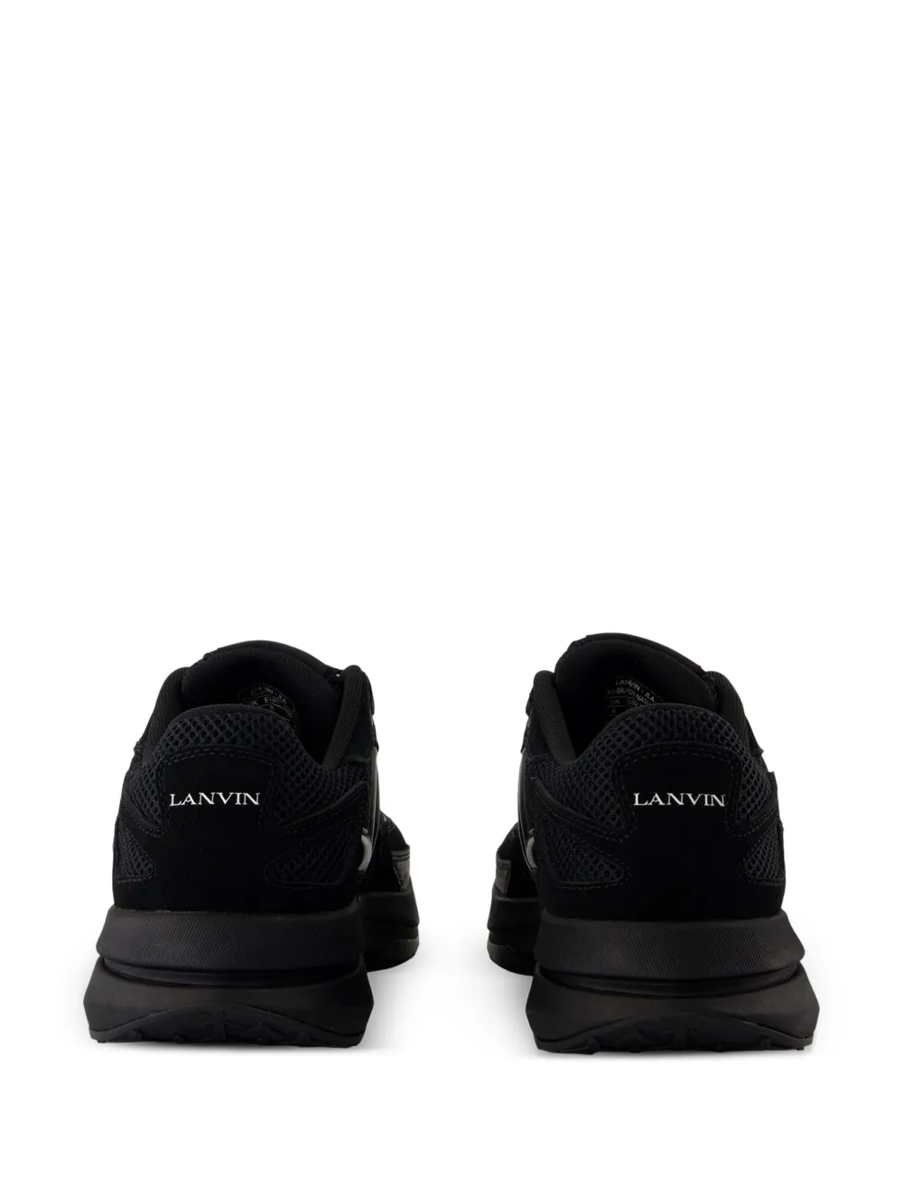 Lanvin Jla mesh-panelled sneakers Black