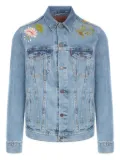 Levi's floral embroidered denim jacket - Blue