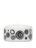 10 CORSO COMO signature-circles print candle - White