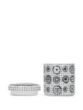 10 CORSO COMO signature circles-print ceramic scented candle (7,5cm) - White