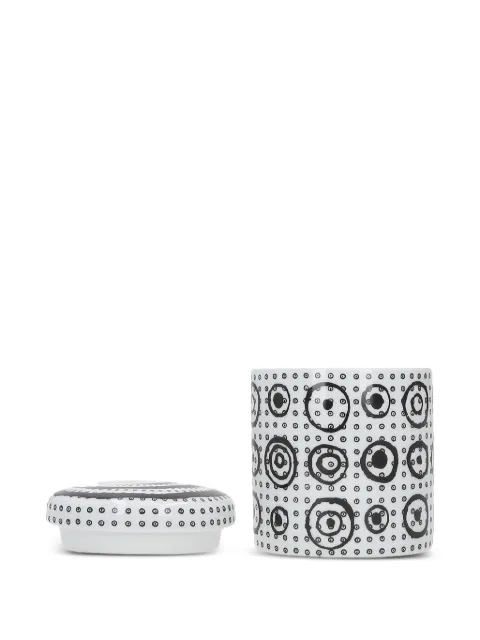 10 CORSO COMO signature circles-print ceramic scented candle (7,5cm)
