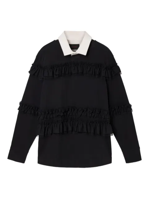 Simone Rocha ruffled polo shirt