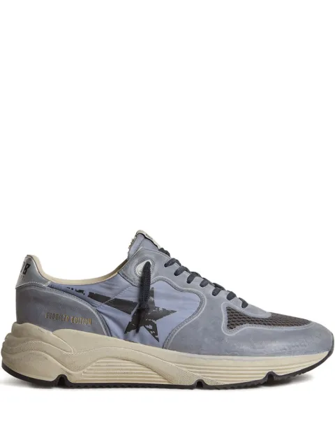 Golden Goose Running sole star-embellished leather sneakers 