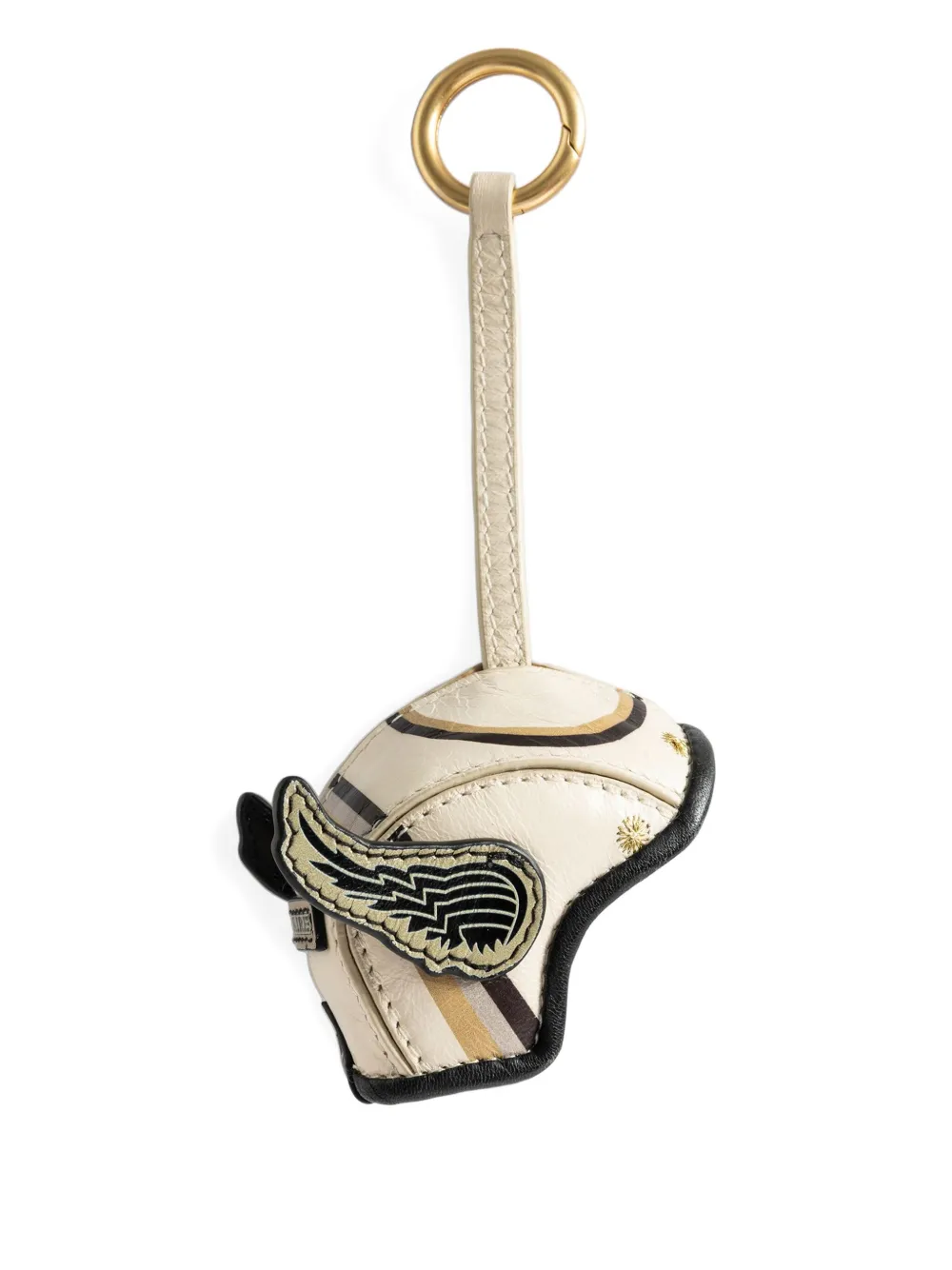 Zadig & Voltaire Ride Your Mind Keyring In Brown