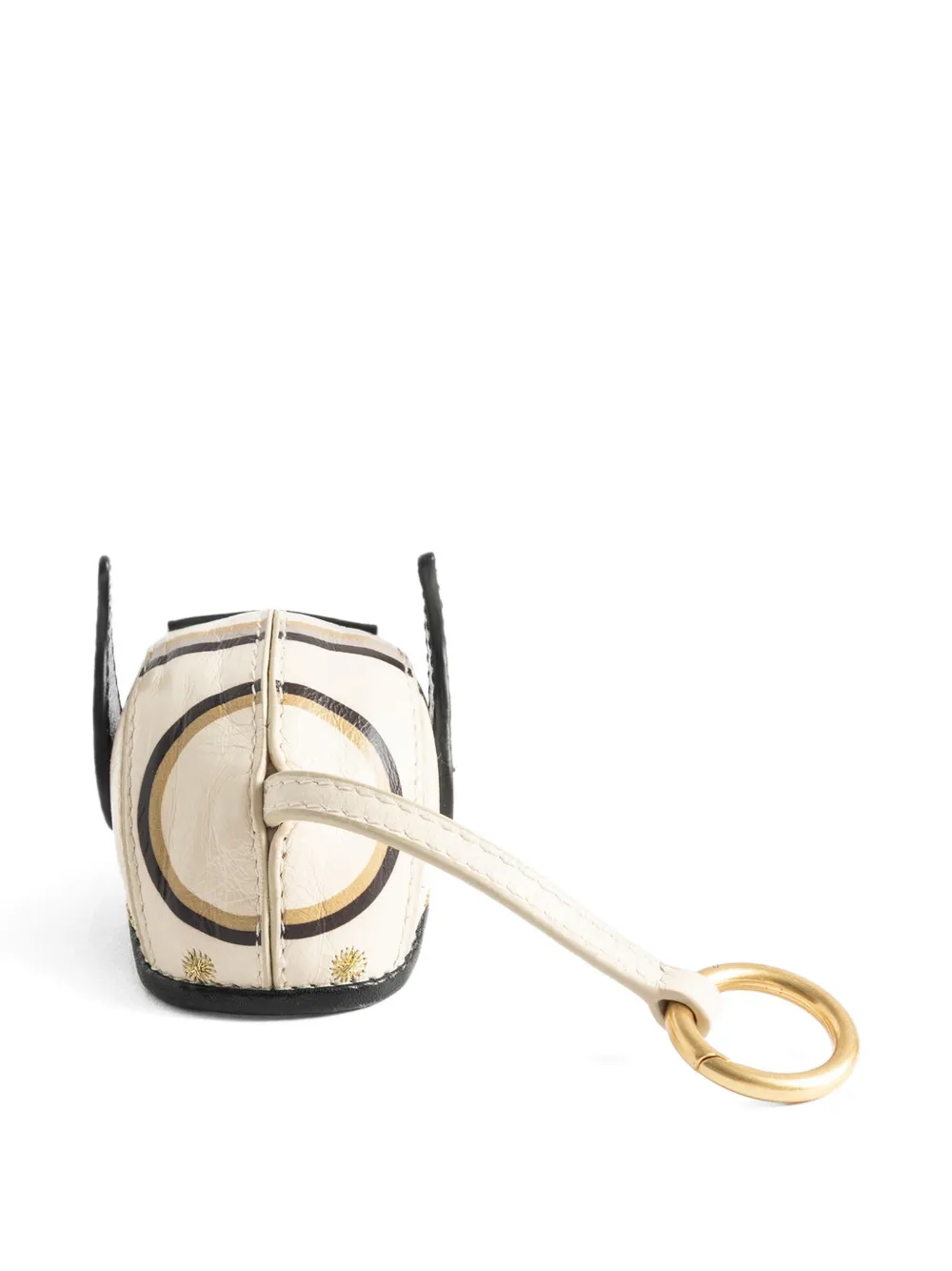 Zadig & Voltaire Ride Your Mind Keyring In Brown