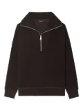 Zadig&Voltaire half-zip polo top - Brown
