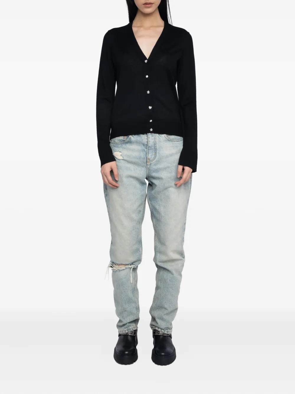 Zadig&Voltaire Jemma wollen vest Zwart