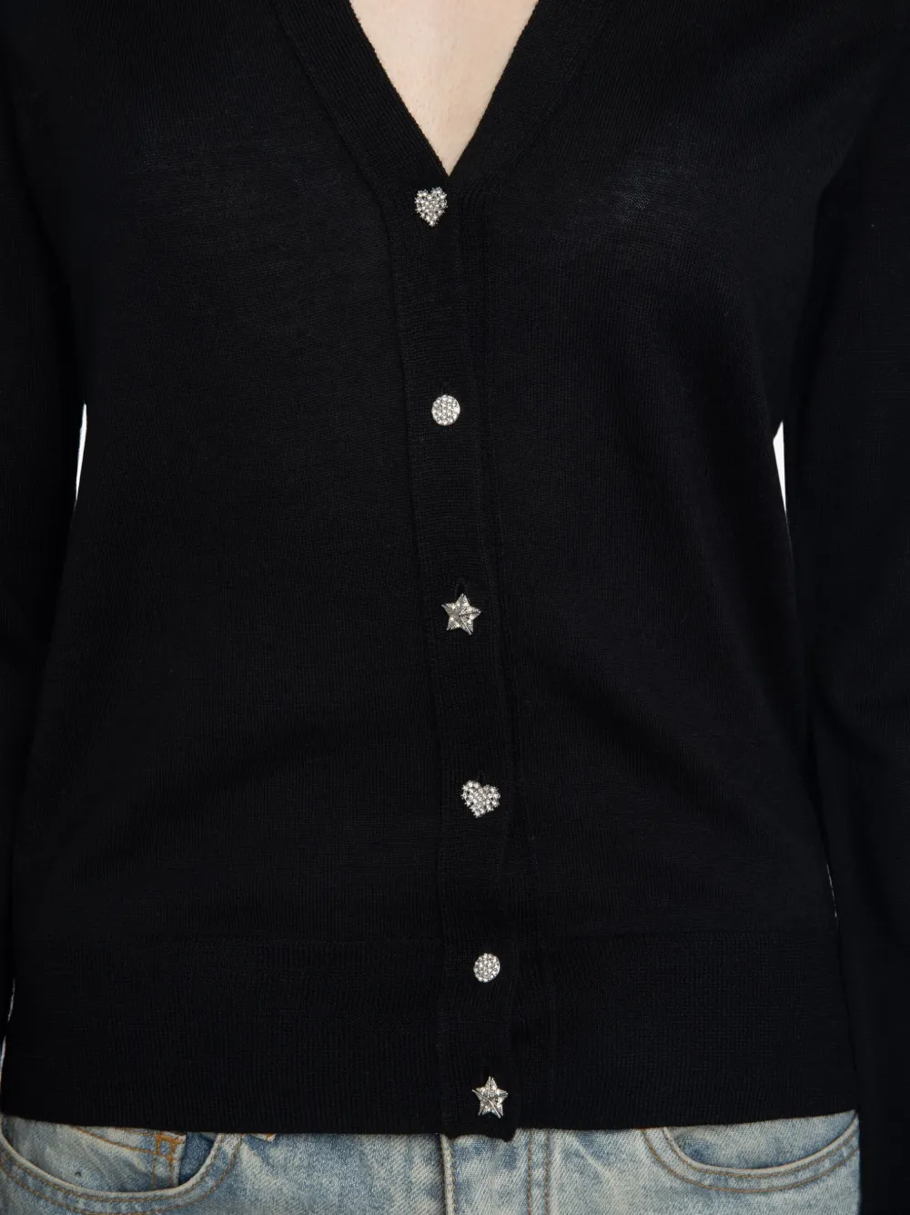 Zadig&Voltaire Jemma wollen vest Zwart