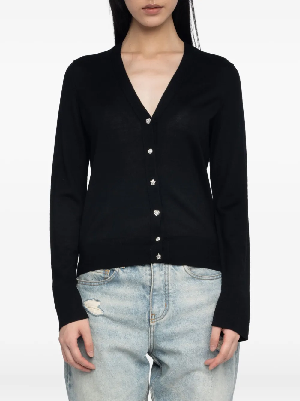Zadig&Voltaire Jemma wollen vest Zwart
