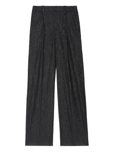Zadig&Voltaire pleated pinstripe trousers
