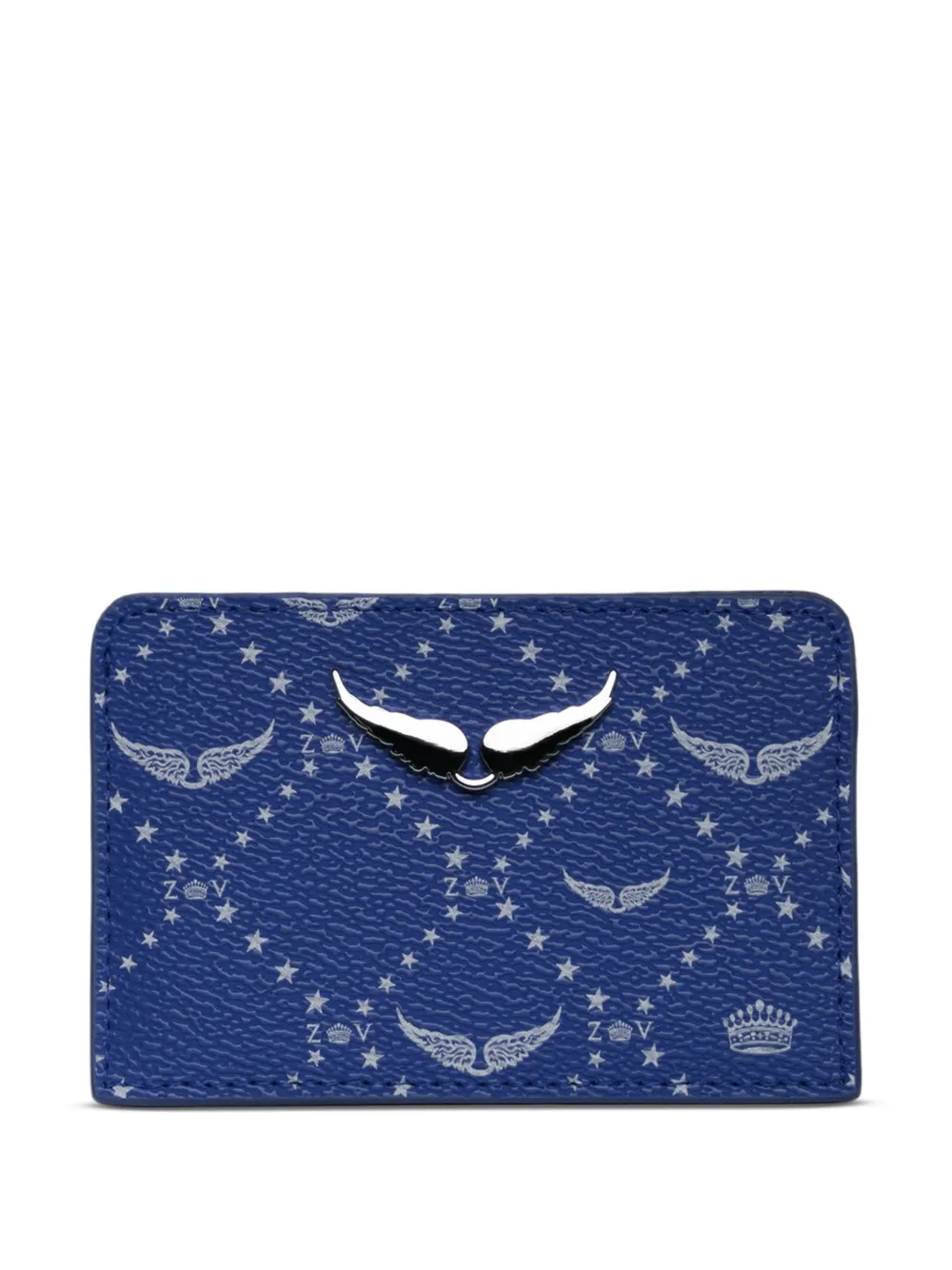Zadig & Voltaire monogram-print cardholder - ブルー Zadig & Voltaire monogram-print cardholder - ブルー