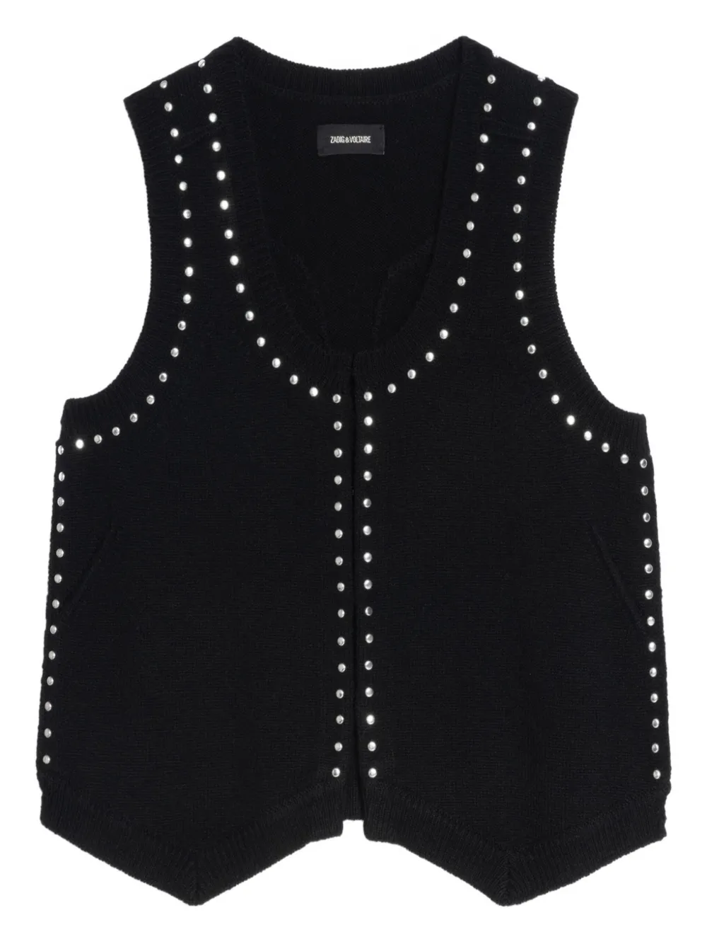 Zadig&Voltaire Gilet con scollo a V - Nero