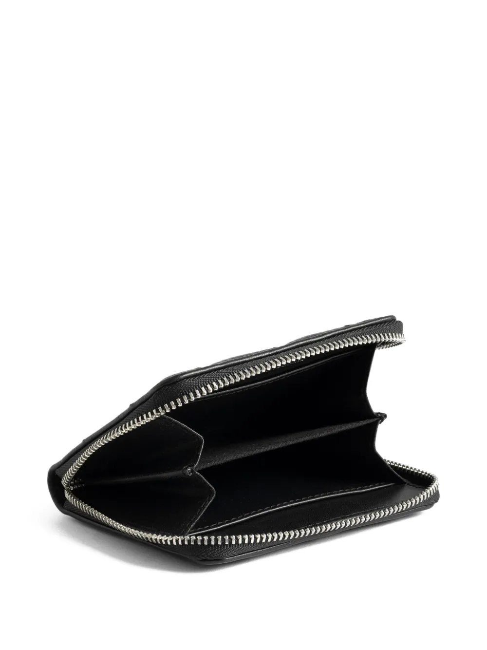 Zadig&Voltaire quilted zip-around wallet Zwart