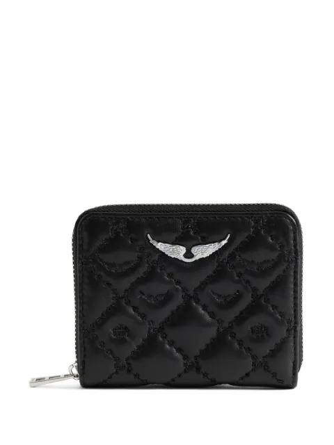 Zadig&Voltaire quilted zip-around wallet