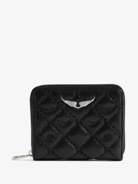 Zadig&Voltaire quilted zip-around wallet