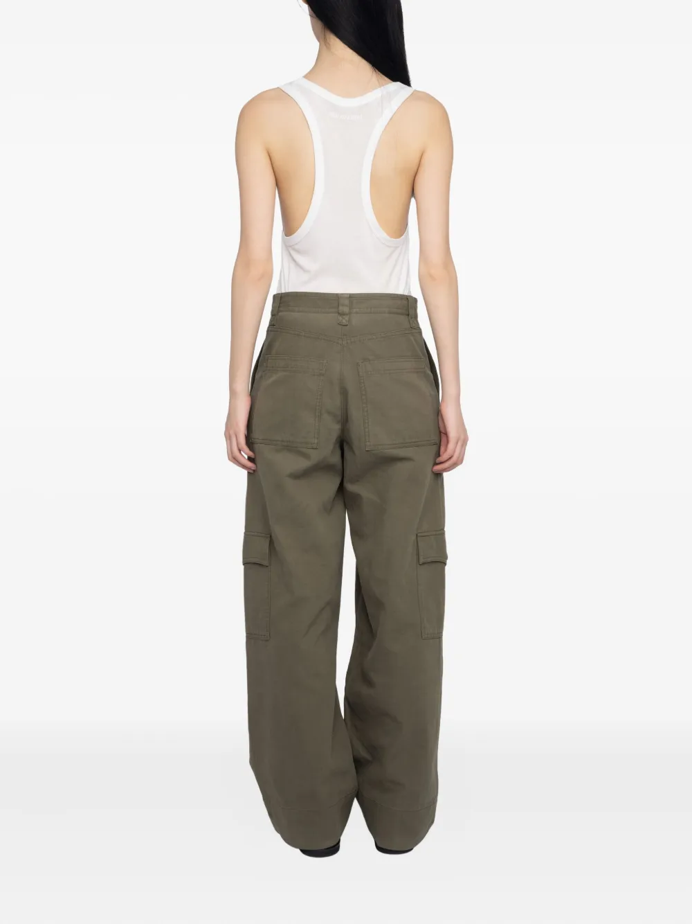 Zadig&Voltaire Broek met cargo zak Groen