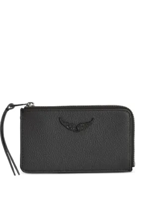 A.P.C. Demi-Lune Mini Compact Wallet | Black | FARFETCH