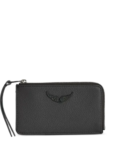 Zadig&Voltaire wings-detail top-zip wallet