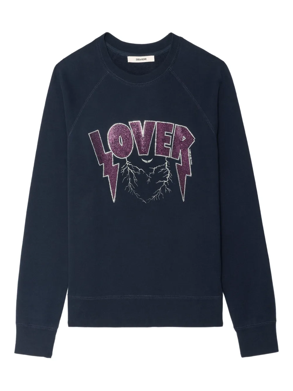 Zadig&Voltaire embellished-graphic sweatshirt Blauw