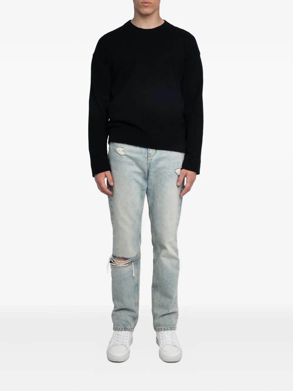 Zadig&Voltaire Trui met geborduurde doodskop Zwart