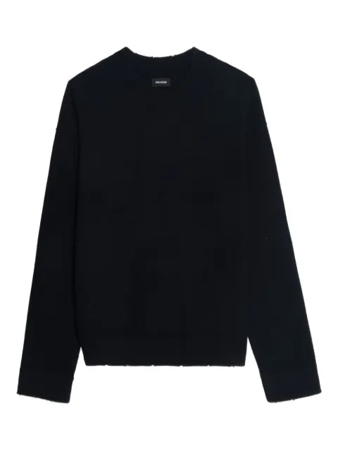 Zadig&Voltaire skull-embroidered sweater